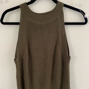 Blue Rain Knit Tank Top